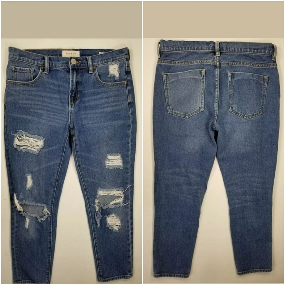 Pacsun Boyfriend Jeans Sz 26 Distressed - Picture 1 of 7